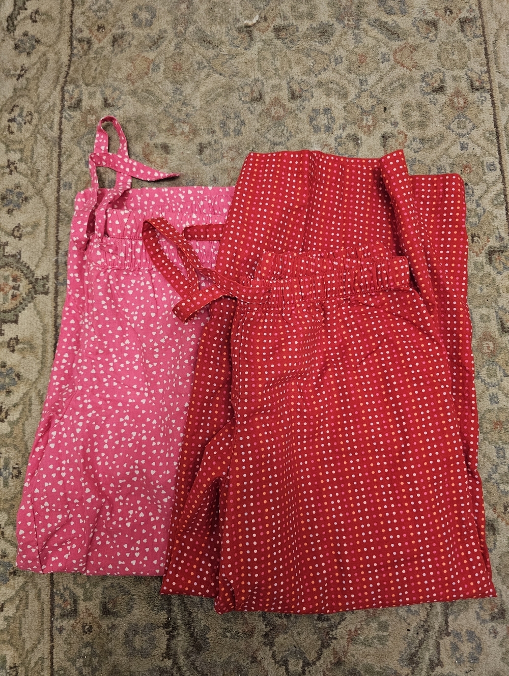 Pink and Red Lounge Pants Set XS EUC